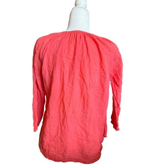 Sundry Coral V-Neck Blouse, Size Small, NWOT - Picture 5 of 6